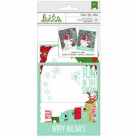 American Crafts - Be Merry Collection - Christmas - Photo Overlays - Frost