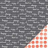 American Crafts - Amy Tangerine Collection - Stitched - 12 x 12 Double Sided Paper - Continued