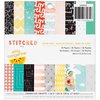 American Crafts - Amy Tangerine Collection - Stitched - 6 x 6 Paper Pad