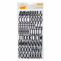 American Crafts - Amy Tangerine Collection - Stitched - Thickers - Foam - After Glow - Black