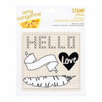 American Crafts - Stitched Collection - Acrylic Die Cut Shapes