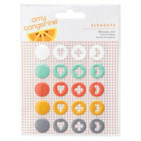 American Crafts - Stitched Collection - Enamel Dots