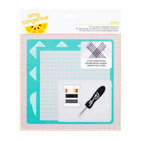 American Crafts - Amy Tangerine Collection - Stitched - Embroidery Stencil Kit - Oxford