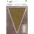 American Crafts - DIY Shop 2 Collection - Banners - 4.6 x 6.37 - Pennant - Burlap