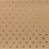 American Crafts - DIY Shop 2 Collection - 12 x 12 Kraft Paper - Gold Foil Dot