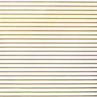 American Crafts - DIY Shop 2 Collection - 12 x 12 Paper - Thin Gold Foil Stripe On White