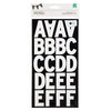 American Crafts - DIY Shop 2 Collection - Large Alphabet Stickers - White