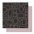 Pink Paislee - Bella Rouge Collection - 12 x 12 Double Sided Paper - Mirror Mirror