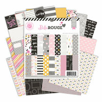 Pink Paislee - Bella Rouge Collection - 6 x 6 Paper Pad