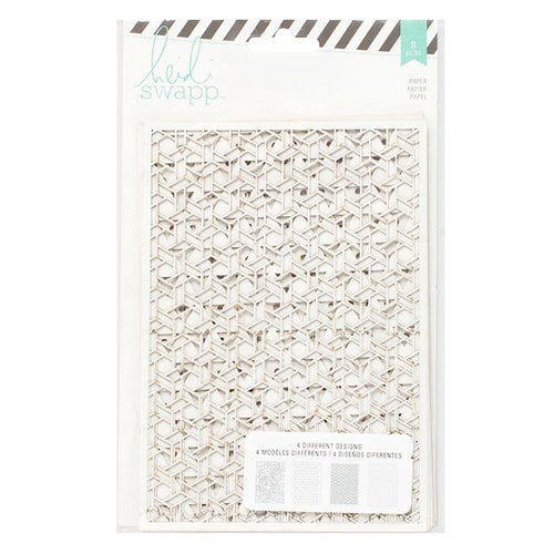 Heidi Swapp - Wanderlust Collection - 5 x 7 Paper Pack - Lace - 8 Pack