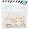 Heidi Swapp - Wanderlust Collection - Memorydex - Wood Veneer Pieces - Arrows