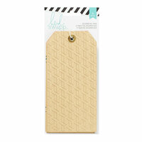Heidi Swapp - Wanderlust Collection - Printed Kraft Tags With Gold Foil