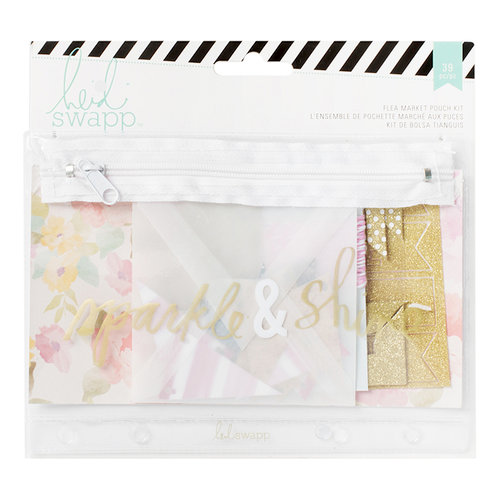 Heidi Swapp - Wanderlust Collection - Flea Market Pouch Kit - Sparkle and Shine