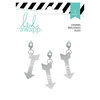 Heidi Swapp - Wanderlust Collection - Metal Charms - Arrows