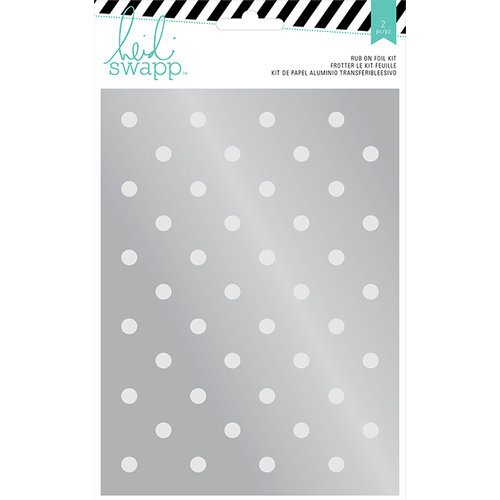 Heidi Swapp - Wanderlust Collection - Foil Rub On Kit - Dots