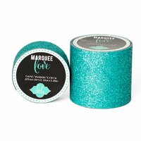 Heidi Swapp - Marquee Love Collection - Glitter Tape - Teal - 0.875 Inches Wide