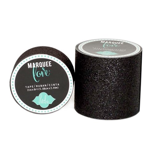 Heidi Swapp - Marquee Love Collection - Glitter Tape - Black - 2 Inches Wide