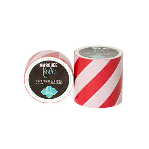 Heidi Swapp - Marquee Love Collection - Washi Tape - Red Stripe - 0.875 Inches Wide