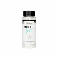 Heidi Swapp - Marquee Love Collection - Chunky Glitter Jar - White - 3 Ounces