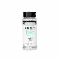 Heidi Swapp - Marquee Love Collection - Chunky Glitter Jar - Silver - 3 Ounces