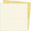 American Crafts - Late Afternoon Collection - 12 x 12 Double Sided Paper - Sweeter Than Honey