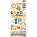 Amy Tangerine - Late Afternoon Collection - 6 x 12 Cardstock Sticker Sheet with Copper Foil Accents