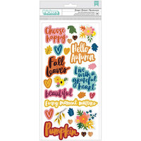 Amy Tangerine - Late Afternoon Collection - Thickers - Phrase - Grateful - Foam