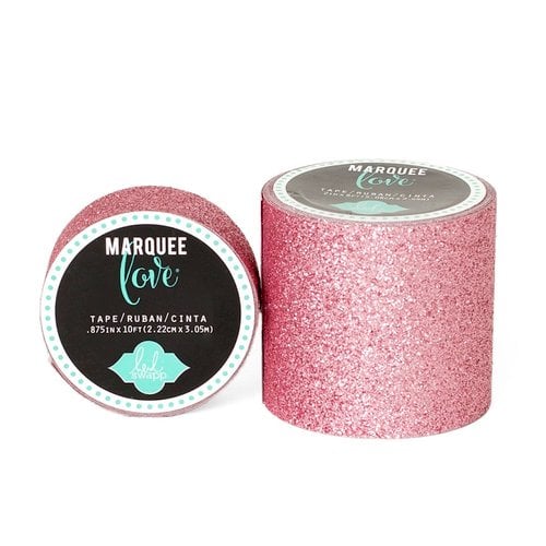 Heidi Swapp - Marquee Love Collection - Glitter Tape - Pale Pink - 2 Inches Wide