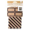 American Crafts - DIY Party - Treat Bags and Labels - Black and Kraft