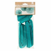 American Crafts - DIY Party - Party Pom Poms - Blue