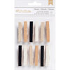 American Crafts - Whittles - Decorated Clothespins - Naturals