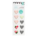 Heidi Swapp - Hello Beautiful Collection - Memory Planner - Puffy Stickers - Hearts