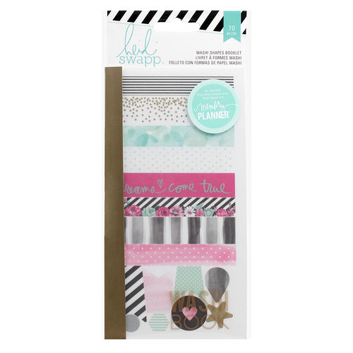 Heidi Swapp - Hello Beautiful Collection - Memory Planner - Washi Shapes Booklet