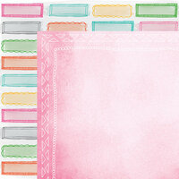 American Crafts - Amy Tangerine Collection - Rise and Shine - 12 x 12 Double Sided Paper - Riley