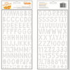 American Crafts - Amy Tangerine Collection - Rise and Shine - Thickers - Foil - Alyx - Silver