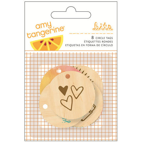 American Crafts - Rise and Shine Collection - Wood Veneer Tags