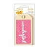American Crafts - Amy Tangerine Collection - Rise and Shine - Tags With Foil Accents