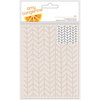 American Crafts - Rise and Shine Collection - 4 x 6 Embossing Folder - Ava