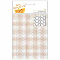 American Crafts - Rise and Shine Collection - 4 x 6 Embossing Folder - Ava