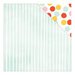 American Crafts - Dear Lizzy Collection - Fine and Dandy - 12 x 12 Double Sided Paper - Stripey Straws