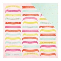 American Crafts - Dear Lizzy Collection - Fine and Dandy - 12 x 12 Double Sided Paper - Celebrate