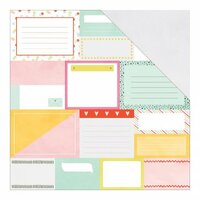 American Crafts - Dear Lizzy Collection - Fine and Dandy - 12 x 12 Double Sided Paper - Pretty Packages