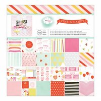 American Crafts - Fine and Dandy Collection - 12 x 12 Paper Pad