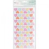 American Crafts - Fine and Dandy Collection - Thickers - Chipboard - Colorful Confetti - Hearts