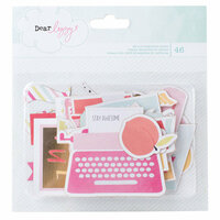 American Crafts - Dear Lizzy Collection - Fine and Dandy - Ephemera with Foil Accents