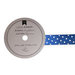 American Crafts - Glitter Ribbon - Blue Polka Dot - 0.825 Inch - 3 Yards