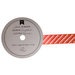American Crafts - Glitter Ribbon - Red Stripes - 0.825 Inch - 3 Yards