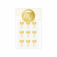 Heidi Swapp - MINC Collection - Gold Binder Clips