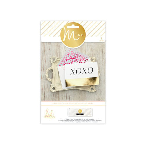 Heidi Swapp - MINC Collection - Cards and Tags - Card Set - XOXO