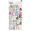 American Crafts - Thickers - Eric - Chipboard Alpha Stickers - Multicolored